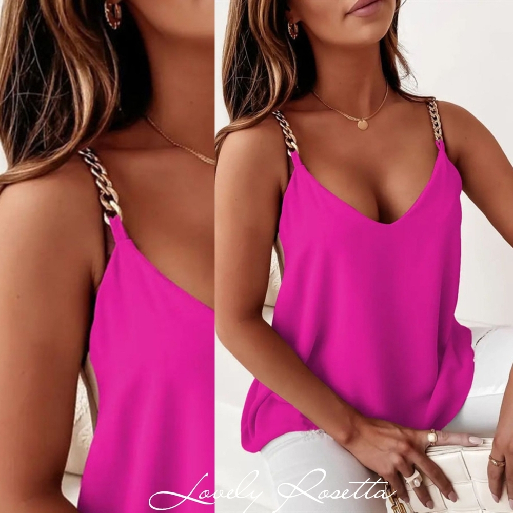 Multi-Color Chain Print Top - Picture 12 of 15